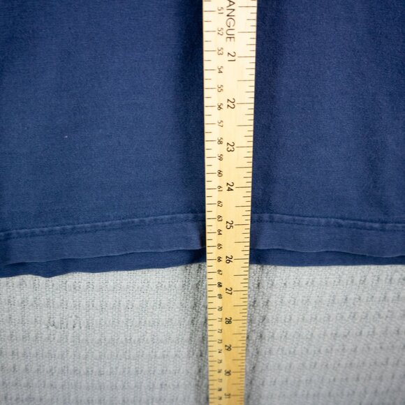 B.U.M Equipment Large Striped Distressed Tee Y2K Mens - Picture 6 of 8